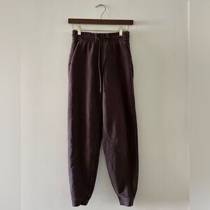 lululemon athletica Brown fleece joggers